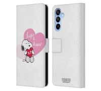 Head Case Designs Officially Licensed Peanuts Snoopy Hugs And Kisses Sealed With A Kiss Leather Wallet Case Compatible With Samsung Galaxy A16 5G