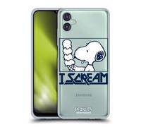 Head Case Designs Officially Licensed Peanuts Snoopy I Scream Rock Tees Gel Case [Military Grade Protection] Compatible With Samsung Galaxy M04 5G / A04e