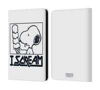 Head Case Designs Officially Licensed Peanuts Snoopy I Scream Rock Tees Leather Wallet Case Compatible With Amazon Kindle 11th Gen 6in 2022