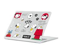 Head Case Designs Officially Licensed Peanuts Snoopy Icons and Characters Clear Hard Crystal Armour Laptop Case Compatible with MacBook Air 13.6" A2681/A3113/A3240 2022/2024/2025