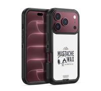 Head Case Designs Officially Licensed Peanuts Snoopy Moustache Wax Chuck's Barber Shop Ultra-Armoured Shockproof Case [Military Grade Protection] Compatible With Apple iPhone 18 Pro