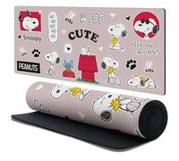 Head Case Designs Officially Licensed Peanuts Snoopy Pattern Graphics 37.4 x 15.75 x 0.16 inches (900 x 400 mm) - XL Gaming Office Desk PC Keyboard Mouse Mat Pad