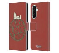 Head Case Designs Officially Licensed Peanuts Snoopy Peace Love Music Woodstock 50th Leather Wallet Case Compatible With Samsung Galaxy A26 5G
