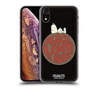 Head Case Designs Officially Licensed Peanuts Snoopy Peace Love Music Woodstock 50th Soft Gel Case Compatible With Apple iPhone XR