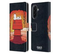 Head Case Designs Officially Licensed Peanuts Snoopy Spooktacular Leather Wallet Case Compatible With Samsung Galaxy A17 4G / 5G