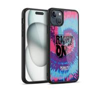 Head Case Designs Officially Licensed Peanuts Snoopy Tie Dye Right On Woodstock 50th Gel Armour Case [Military Grade Protection] Compatible With Apple iPhone 15 Plus