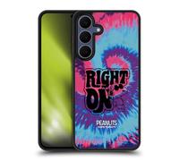 Head Case Designs Officially Licensed Peanuts Snoopy Tie Dye Right On Woodstock 50th Gel Armour Case [Military Grade Protection] Compatible With Samsung Galaxy S25 FE