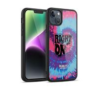 Head Case Designs Officially Licensed Peanuts Snoopy Tie Dye Right On Woodstock 50th Gel Armour Case [Military Grade Protection] Compatible With Apple iPhone 14 Plus