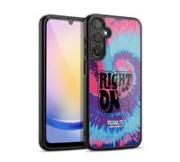 Head Case Designs Officially Licensed Peanuts Snoopy Tie Dye Right On Woodstock 50th Gel Armour Case [Military Grade Protection] Compatible With Samsung Galaxy A25 5G