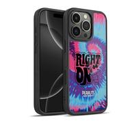 Head Case Designs Officially Licensed Peanuts Snoopy Tie Dye Right On Woodstock 50th Gel Armour Case [Military Grade Protection] Compatible With Apple iPhone 16 Pro