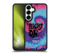 Head Case Designs Officially Licensed Peanuts Snoopy Tie Dye Right On Woodstock 50th Gel Armour Case [Military Grade Protection] Compatible With Samsung Galaxy S25
