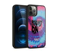 Head Case Designs Officially Licensed Peanuts Snoopy Tie Dye Right On Woodstock 50th Gel Armour Case [Military Grade Protection] Compatible With Apple iPhone 12 Pro Max