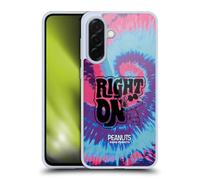 Head Case Designs Officially Licensed Peanuts Snoopy Tie Dye Right On Woodstock 50th Gel Case [Military Grade Protection] Compatible With Samsung Galaxy A36 5G