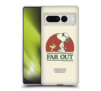 Head Case Designs Officially Licensed Peanuts Snoopy Woodstock Far Out Woodstock 50th Gel Case [Military Grade Protection] Compatible With Google Pixel 7 Pro