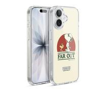 Head Case Designs Officially Licensed Peanuts Snoopy Woodstock Far Out Woodstock 50th Gel Case [Military Grade Protection] Compatible with Apple iPhone 17 and Compatible with MagSafe