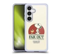 Head Case Designs Officially Licensed Peanuts Snoopy Woodstock Far Out Woodstock 50th Gel Case [Military Grade Protection] Compatible With Samsung Galaxy S24 5G