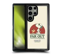 Head Case Designs Officially Licensed Peanuts Snoopy Woodstock Far Out Woodstock 50th Ultra-Armoured Shockproof Case Compatible With Samsung Galaxy S23 Ultra 5G