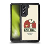 Head Case Designs Officially Licensed Peanuts Snoopy Woodstock Far Out Woodstock 50th Ultra-Armoured Shockproof Case Compatible With Samsung Galaxy S21 FE 5G