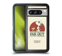 Head Case Designs Officially Licensed Peanuts Snoopy Woodstock Far Out Woodstock 50th Ultra-Armoured Shockproof Case Compatible With Google Pixel 8 Pro