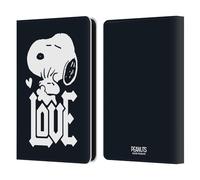 Head Case Designs Officially Licensed Peanuts Snoopy Woodstock Love Rock Tees Leather Wallet Case Compatible With Amazon Kindle 11th Gen 6in 2022