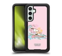 Head Case Designs Officially Licensed Peanuts Surf Beach Snoopy Ultra-Armoured Shockproof Case [Military Grade Protection] Compatible With Samsung Galaxy S23 FE 5G