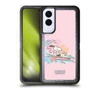 Head Case Designs Officially Licensed Peanuts Surf Beach Snoopy Ultra-Armoured Shockproof Case [Military Grade Protection] Compatible With Samsung Galaxy S25 Edge