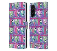 Head Case Designs Officially Licensed Peanuts Surf Pattern Snoopy Aloha Disco Leather Wallet Case Compatible With Samsung Galaxy A36 5G