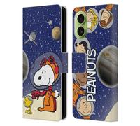 Head Case Designs Officially Licensed Peanuts Top Of The Moon Secrets Of Apollo 10 Leather Wallet Case Compatible With Apple iPhone 17