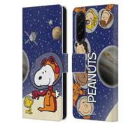 Head Case Designs Officially Licensed Peanuts Top Of The Moon Secrets Of Apollo 10 Leather Wallet Case Compatible With Samsung Galaxy A36 5G