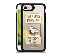 Head Case Designs Officially Licensed Peanuts Warm Snoopy Hug Black Shockproof Dual Protection Case Compatible With Apple iPhone 7/8 / SE 2020 & 2022