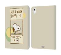 Head Case Designs Officially Licensed Peanuts Warm Snoopy Hug Leather Wallet Case Compatible With Apple iPad Air 11 2020/2022/2024/2025