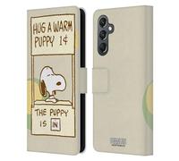 Head Case Designs Officially Licensed Peanuts Warm Snoopy Hug Leather Wallet Case Compatible With Samsung Galaxy A25 5G