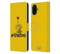 Head Case Designs Officially Licensed Peanuts Woodstock True Love Sealed With A Kiss Leather Wallet Case Compatible With Samsung Galaxy A07