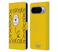Head Case Designs Officially Licensed Peanuts Woodstock XOXO Sealed With A Kiss Leather Wallet Case Compatible With Google Pixel 10 Pro XL