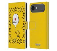 Head Case Designs Officially Licensed Peanuts Woodstock XOXO Sealed With A Kiss Leather Wallet Case Compatible With Apple iPhone 17 Air