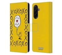 Head Case Designs Officially Licensed Peanuts Woodstock XOXO Sealed With A Kiss Leather Wallet Case Compatible With Samsung Galaxy A36 5G
