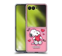 Head Case Designs Officially Licensed Peanuts XOXO Snoopy Boardwalk Airbrush Soft Gel Case Compatible With Motorola Razr 50 Ultra