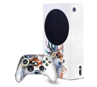 Head Case Designs Officially Licensed Pixie Cold Fox Art Mix Game Console Wrap and Game Controller Skin Bundle Compatible With Xbox Series S