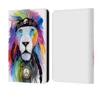 Head Case Designs Officially Licensed Pixie Cold Hippy Lion Cats Leather Wallet Case Compatible With Amazon Kindle 11th Gen 6in 2022