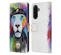 Head Case Designs Officially Licensed Pixie Cold Hippy Lion Cats Leather Wallet Case Compatible With Samsung Galaxy A17 4G / 5G