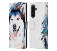 Head Case Designs Officially Licensed Pixie Cold Husky Animals Leather Wallet Case Compatible With Samsung Galaxy A17 4G / 5G