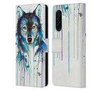 Head Case Designs Officially Licensed Pixie Cold Ice Wolf Animals Leather Wallet Case Compatible With Samsung Galaxy A26 5G