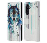 Head Case Designs Officially Licensed Pixie Cold Ice Wolf Animals Leather Wallet Case Compatible With Samsung Galaxy A17 4G / 5G