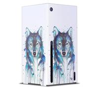 Head Case Designs Officially Licensed Pixie Cold Ice Wolf Art Mix Game Console Wrap Case Cover Compatible With Xbox Series X