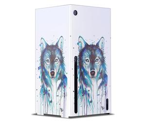 Head Case Designs Officially Licensed Pixie Cold Ice Wolf Art Mix Game Console Wrap Case Cover Compatible With Xbox Series X