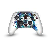 Head Case Designs Officially Licensed Pixie Cold Ice Wolf Art Mix Vinyl Sticker Gaming Skin Decal Cover Compatible With Xbox Series X/S Controller