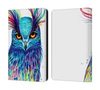 Head Case Designs Officially Licensed Pixie Cold Into The Blue Animals Leather Wallet Case Compatible With Amazon Kindle Paperwhite 6