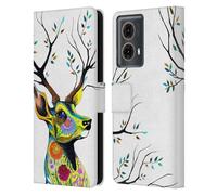 Head Case Designs Officially Licensed Pixie Cold King Of The Forest Animals Leather Book Wallet Case Cover Compatible With Motorola Moto G85