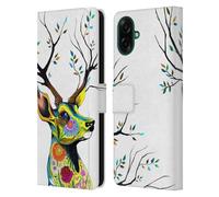 Head Case Designs Officially Licensed Pixie Cold King Of The Forest Animals Leather Wallet Case Compatible With Samsung Galaxy A07