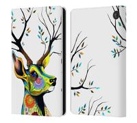 Head Case Designs Officially Licensed Pixie Cold King Of The Forest Animals Leather Wallet Case Compatible With Amazon Fire 7 2022